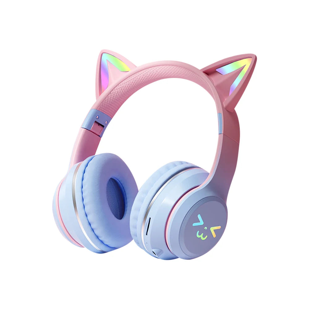 Unicorn Wireless Bluetooth Headphone - With Gradient RGB Glow